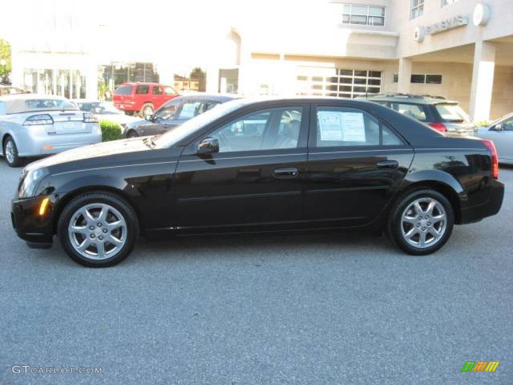 2003 CTS Sedan - Sable Black / Light Neutral photo #3
