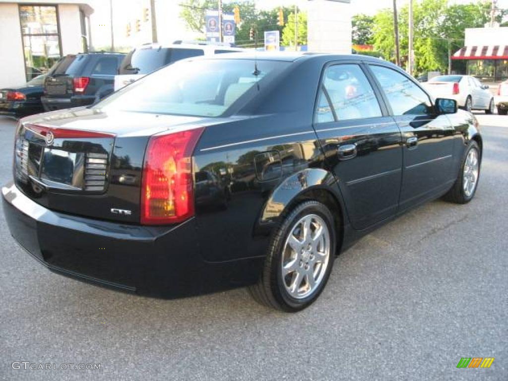 2003 CTS Sedan - Sable Black / Light Neutral photo #6