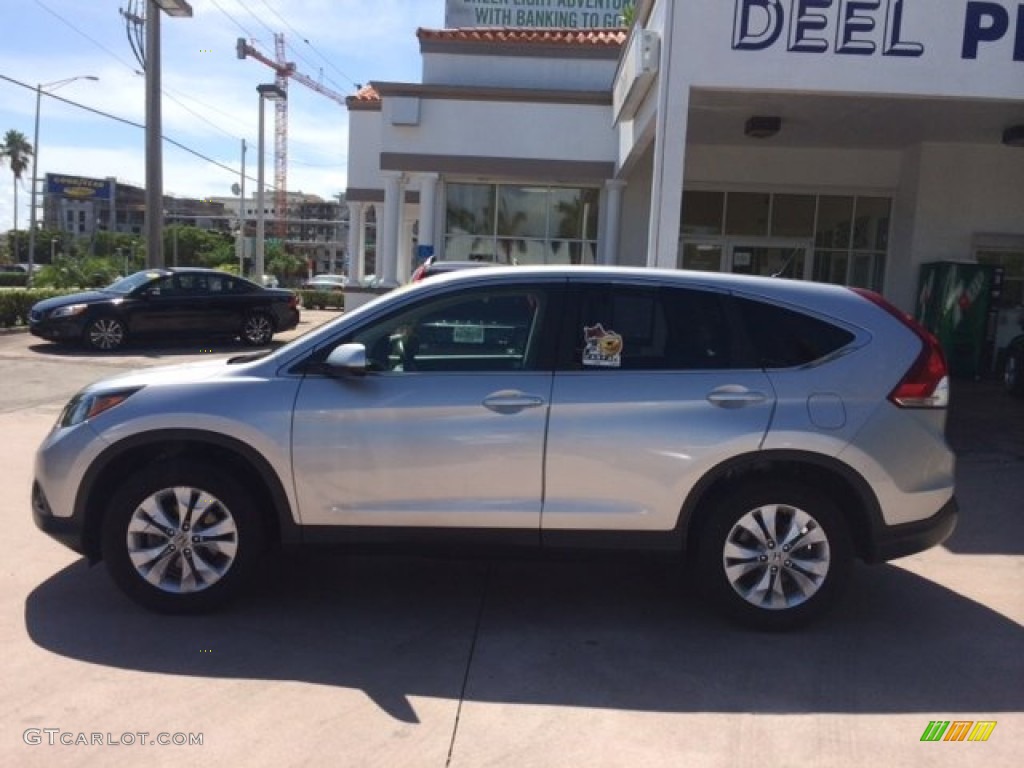 2012 CR-V EX - Alabaster Silver Metallic / Gray photo #2