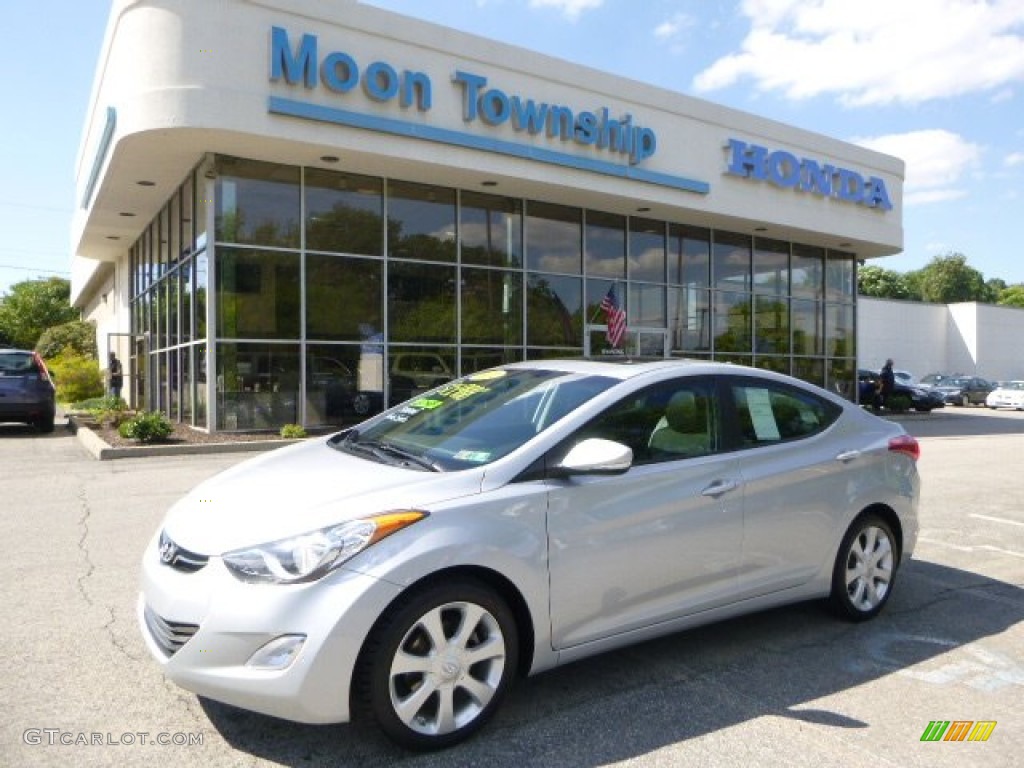 2012 Elantra Limited - Silver / Black photo #1