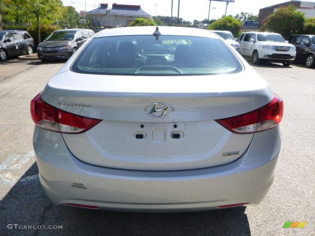 2012 Elantra Limited - Silver / Black photo #4
