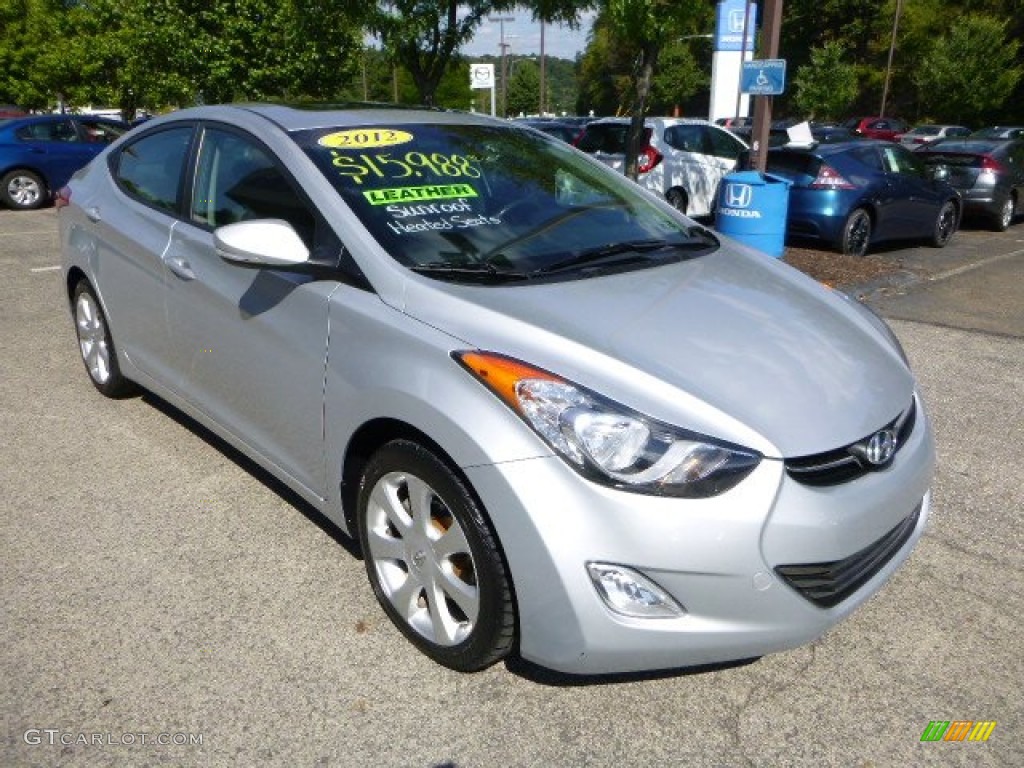 2012 Elantra Limited - Silver / Black photo #7