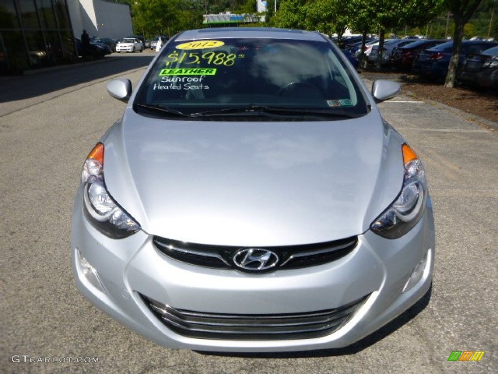 2012 Elantra Limited - Silver / Black photo #8