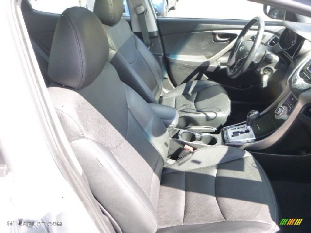 2012 Elantra Limited - Silver / Black photo #10