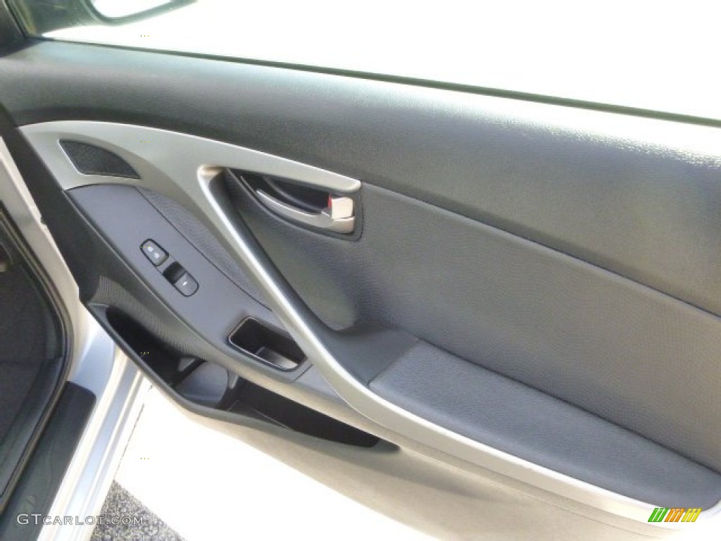2012 Elantra Limited - Silver / Black photo #12