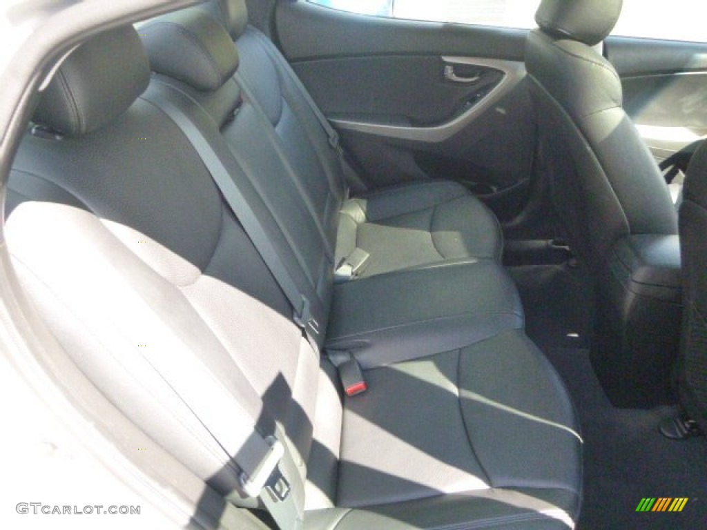 2012 Elantra Limited - Silver / Black photo #13