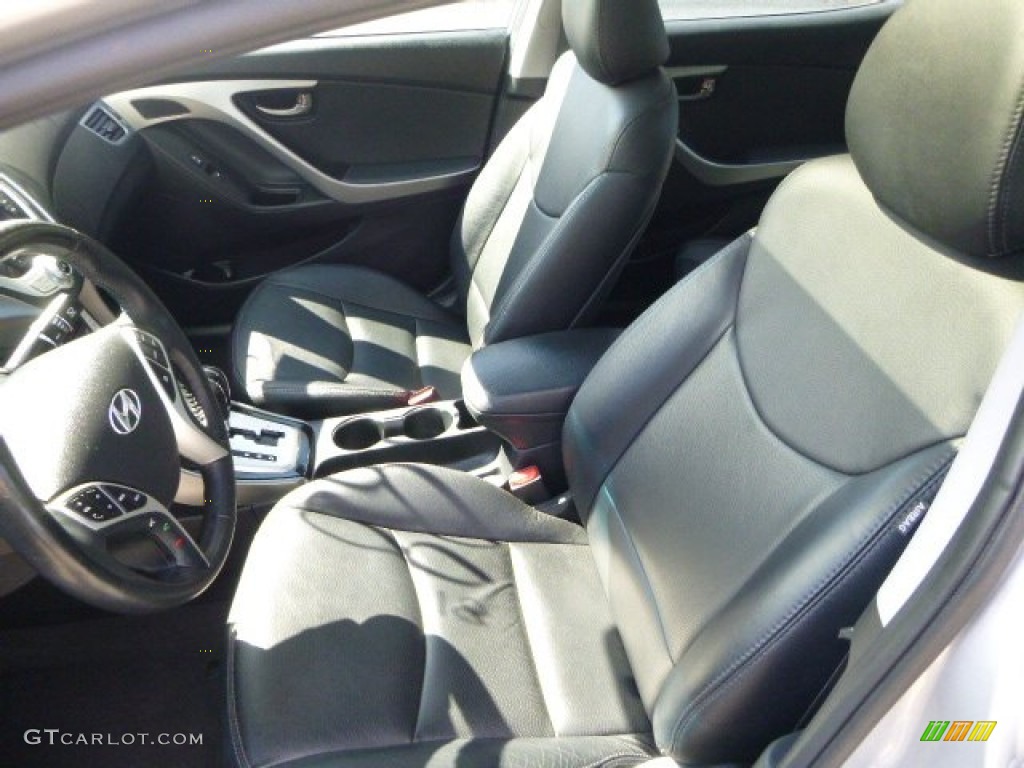 2012 Elantra Limited - Silver / Black photo #15