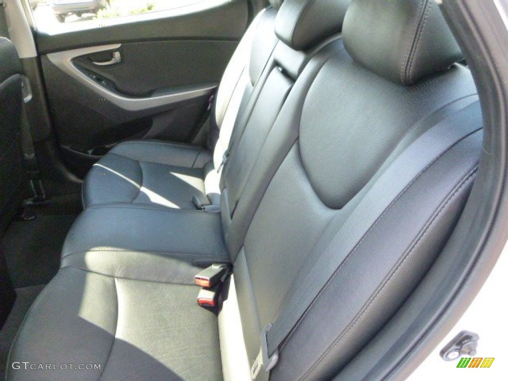 2012 Elantra Limited - Silver / Black photo #16