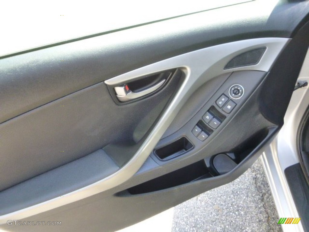 2012 Elantra Limited - Silver / Black photo #19