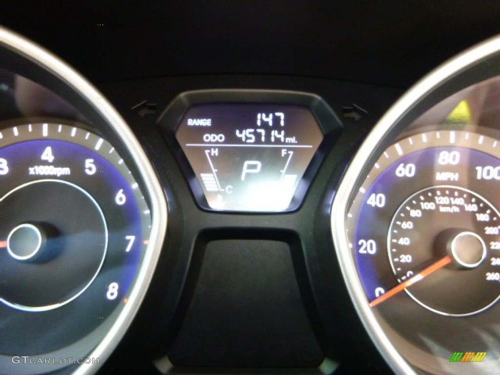 2012 Elantra Limited - Silver / Black photo #25