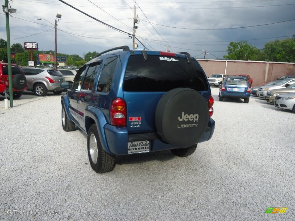2003 Liberty Limited 4x4 - Atlantic Blue Pearl / Light Taupe/Dark Slate Gray photo #7