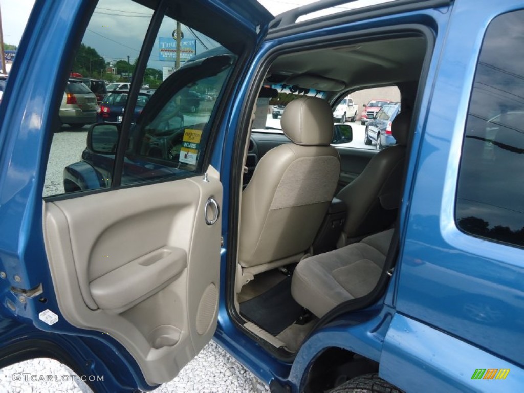 2003 Liberty Limited 4x4 - Atlantic Blue Pearl / Light Taupe/Dark Slate Gray photo #19