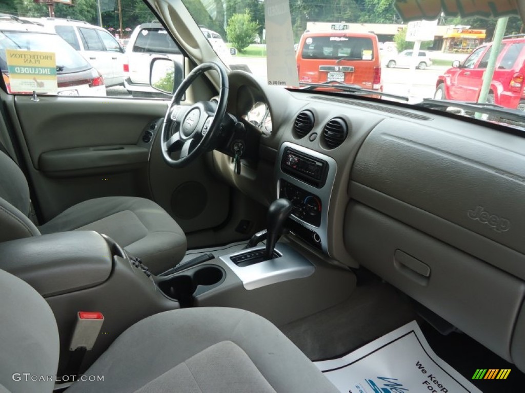 2003 Liberty Limited 4x4 - Atlantic Blue Pearl / Light Taupe/Dark Slate Gray photo #30