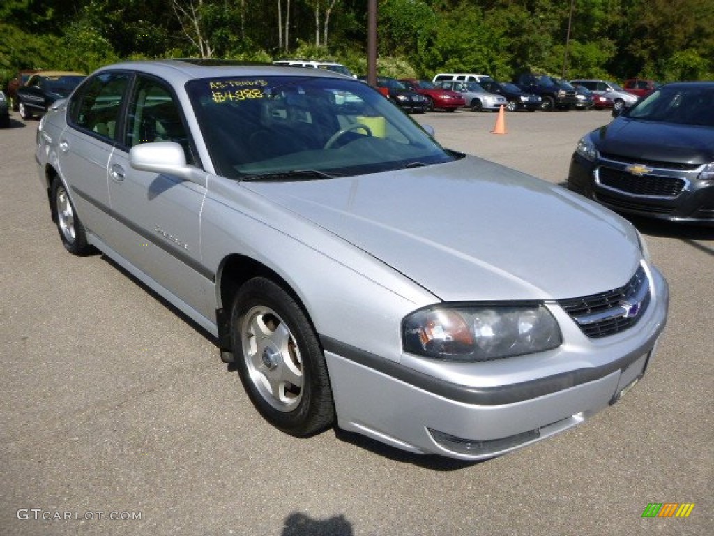 2002 Impala LS - Galaxy Silver Metallic / Medium Gray photo #5