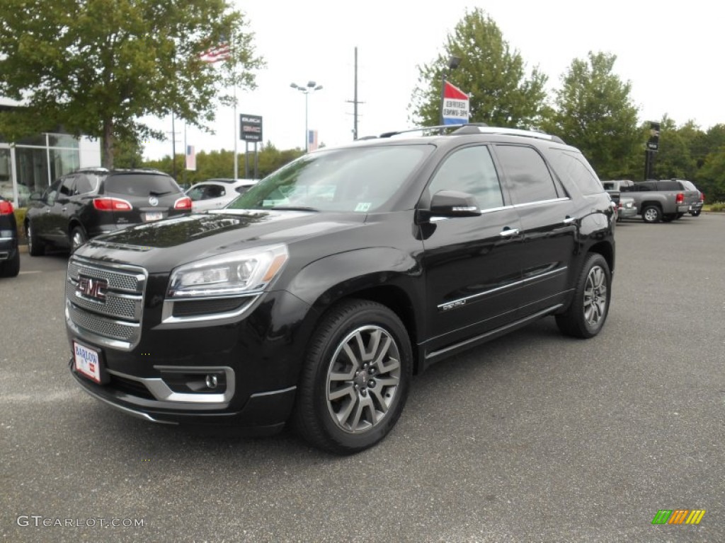 2013 Acadia Denali AWD - Carbon Black Metallic / Ebony photo #3