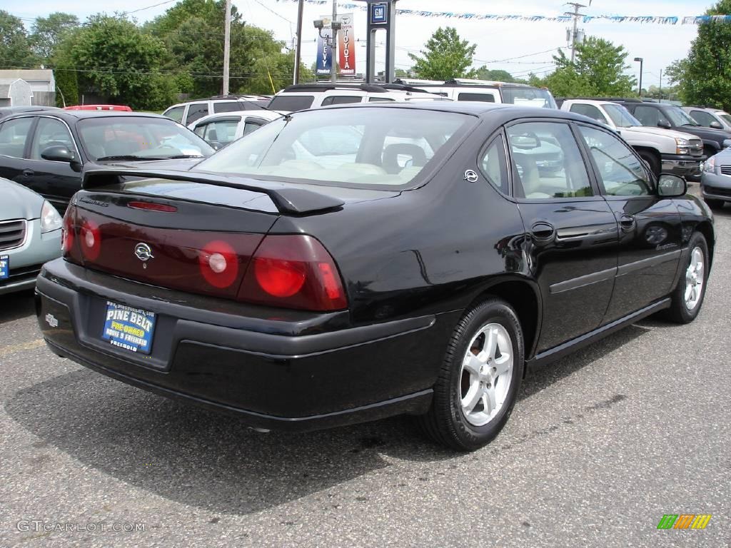 2003 Impala LS - Black / Neutral Beige photo #4