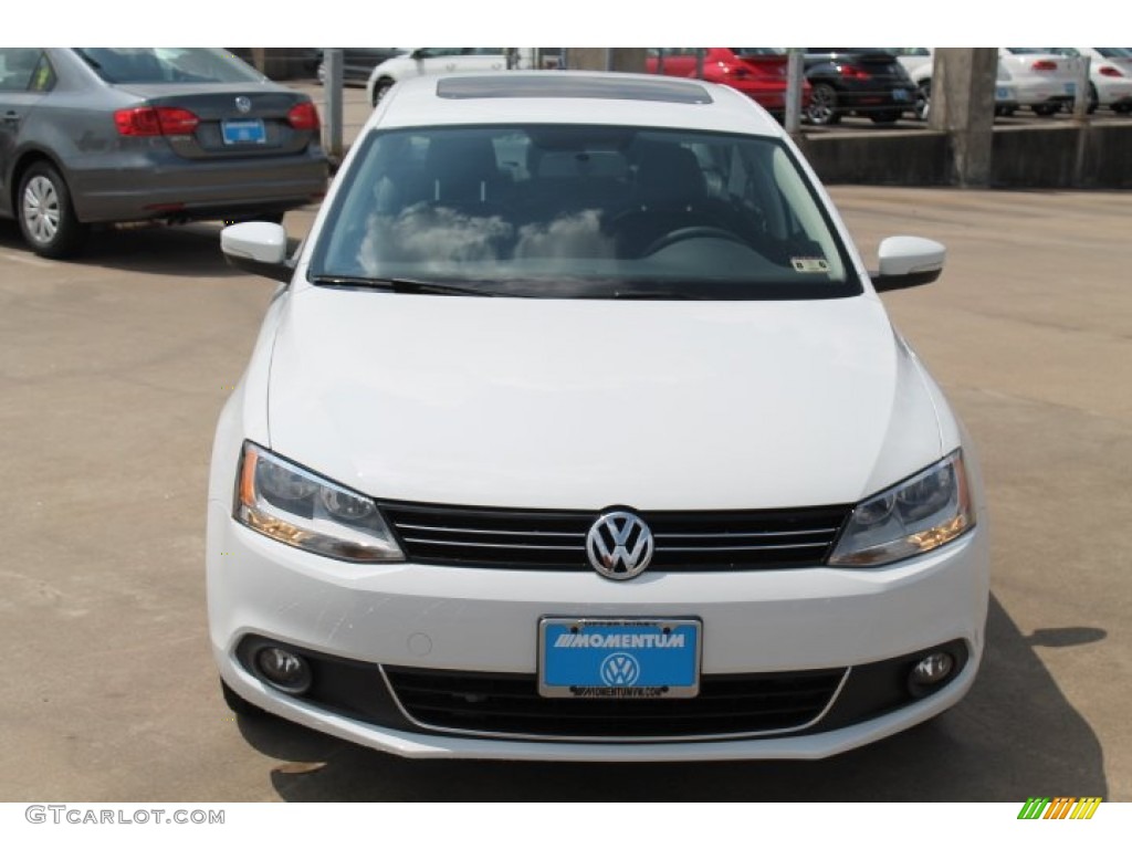 2014 Jetta SEL Sedan - Pure White / Titan Black photo #2