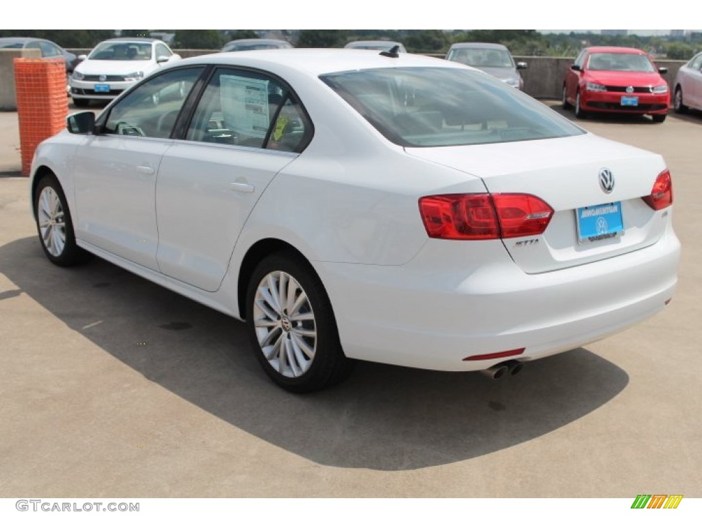 2014 Jetta SEL Sedan - Pure White / Titan Black photo #6