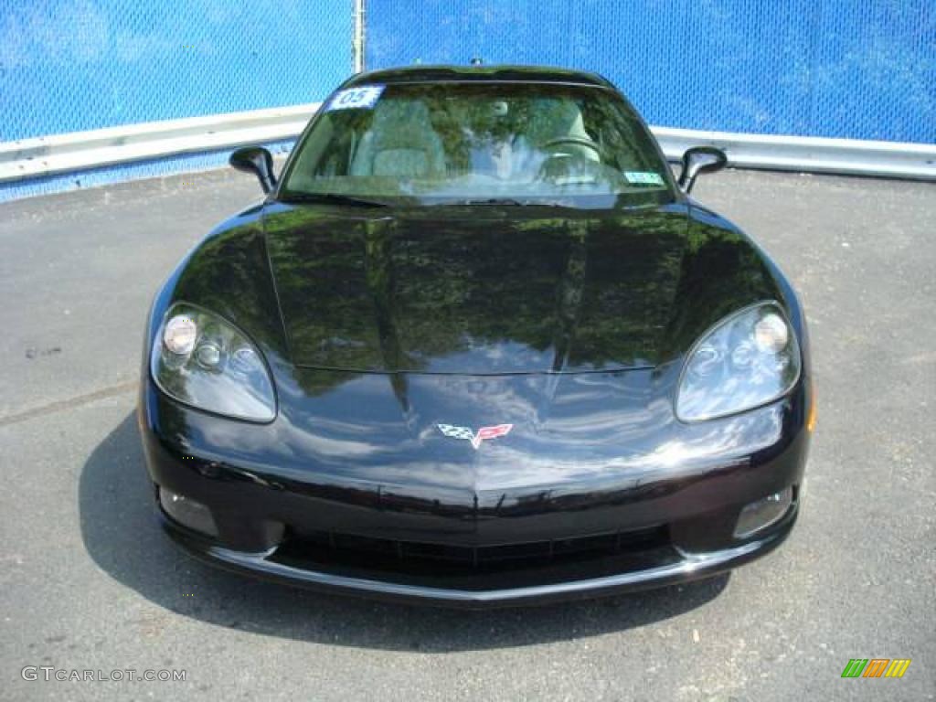 2005 Corvette Coupe - Black / Steel Grey photo #7
