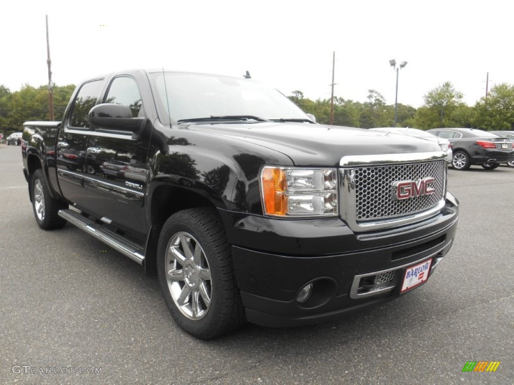 2012 Sierra 1500 Denali Crew Cab 4x4 - Onyx Black / Ebony photo #1