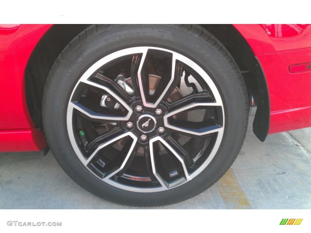 2014 Mustang GT Premium Coupe - Race Red / Charcoal Black photo #14