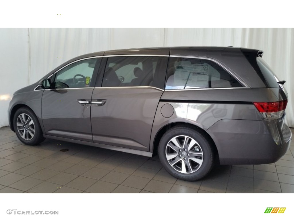Smoky Topaz Metallic 2015 Honda Odyssey Touring Exterior Photo #97111637