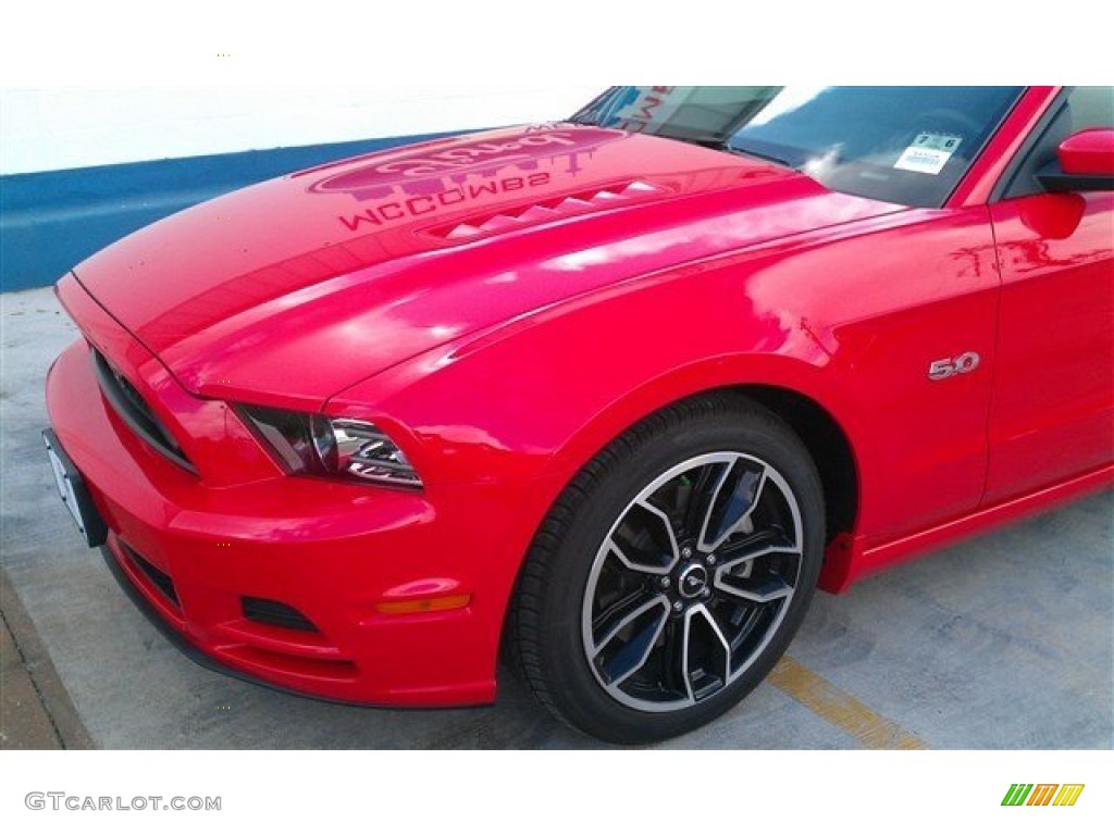 2014 Mustang GT Premium Coupe - Race Red / Charcoal Black photo #20