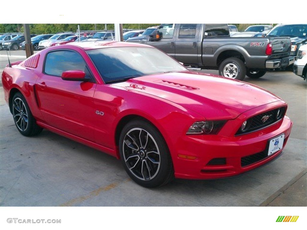 2014 Mustang GT Premium Coupe - Race Red / Charcoal Black photo #23