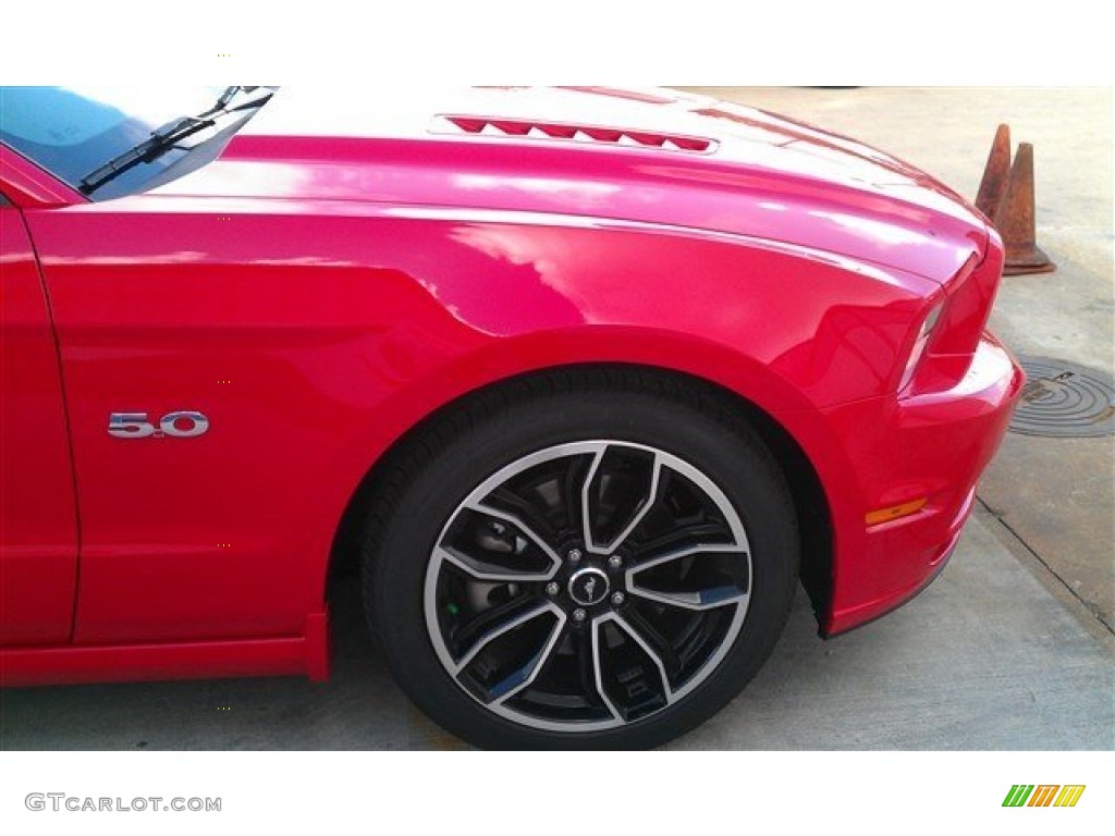 2014 Mustang GT Premium Coupe - Race Red / Charcoal Black photo #24