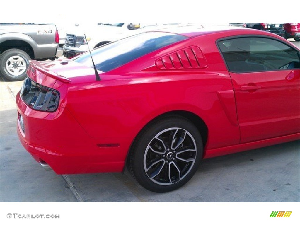 2014 Mustang GT Premium Coupe - Race Red / Charcoal Black photo #25