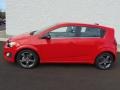 2015 Red Hot Chevrolet Sonic RS Hatchback  photo #2
