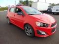 2015 Red Hot Chevrolet Sonic RS Hatchback  photo #6