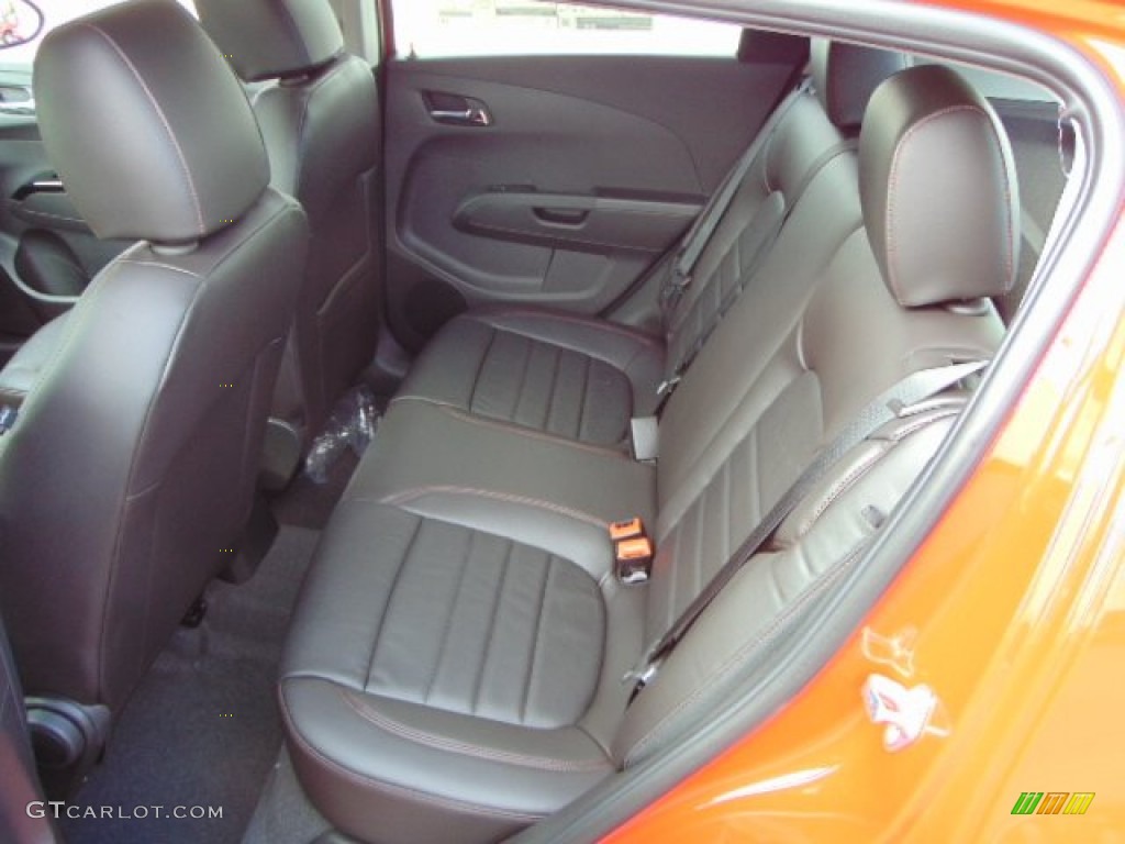 RS Jet Black Interior 2015 Chevrolet Sonic RS Hatchback Photo #97113038
