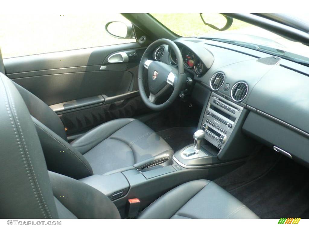 2008 Boxster  - Meteor Grey Metallic / Black photo #14