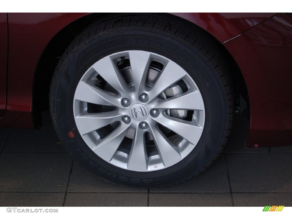 2015 Accord EX-L Sedan - Basque Red Pearl II / Ivory photo #4