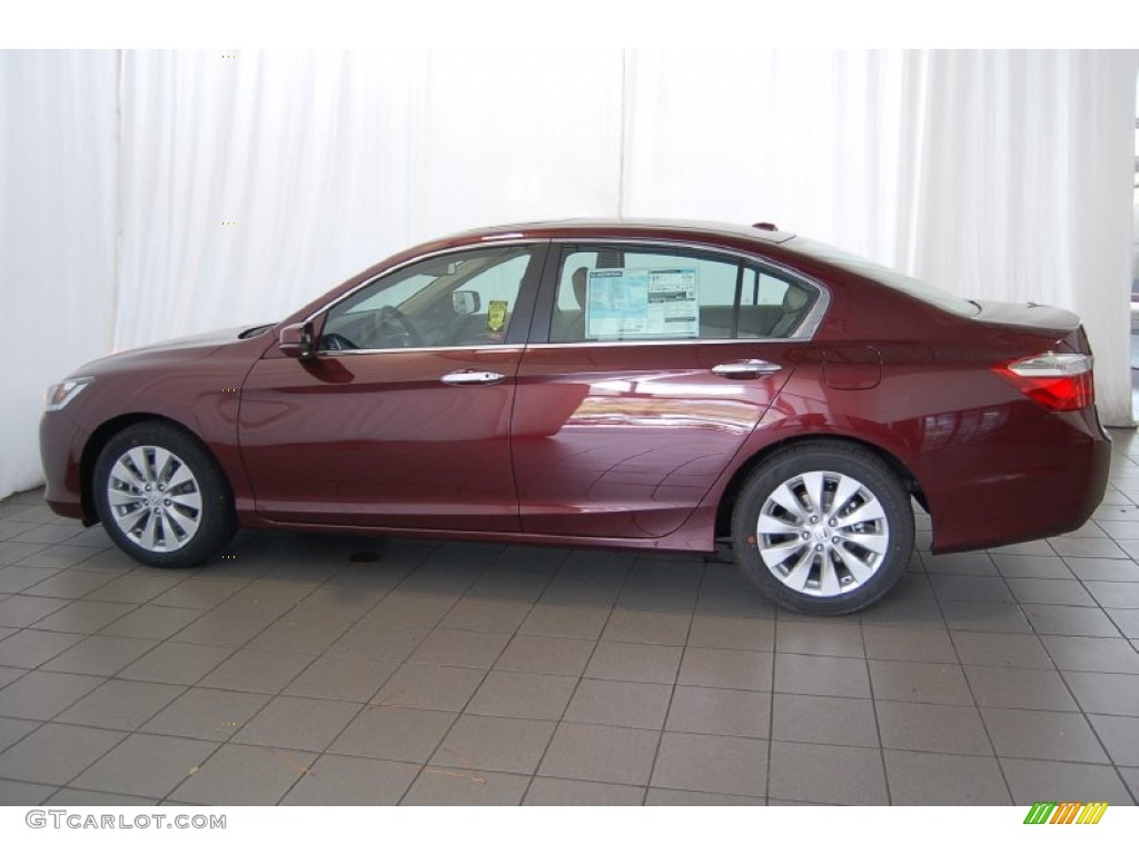 2015 Accord EX-L Sedan - Basque Red Pearl II / Ivory photo #10
