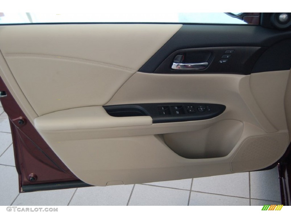 2015 Accord EX-L Sedan - Basque Red Pearl II / Ivory photo #11