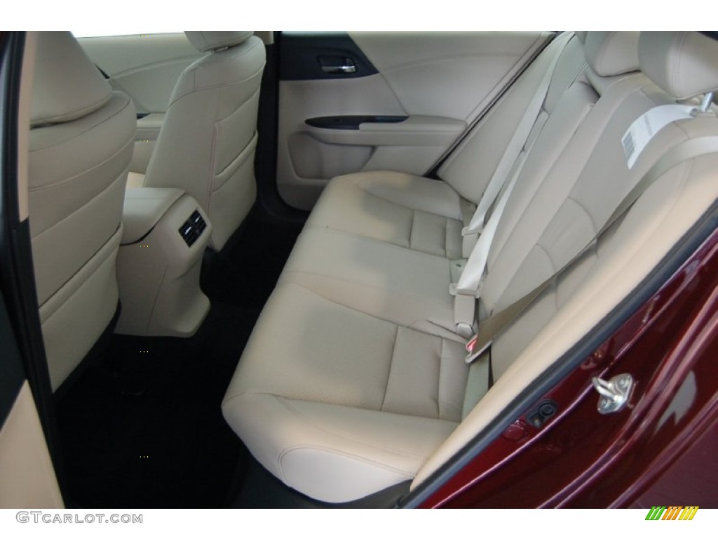 2015 Accord EX-L Sedan - Basque Red Pearl II / Ivory photo #24