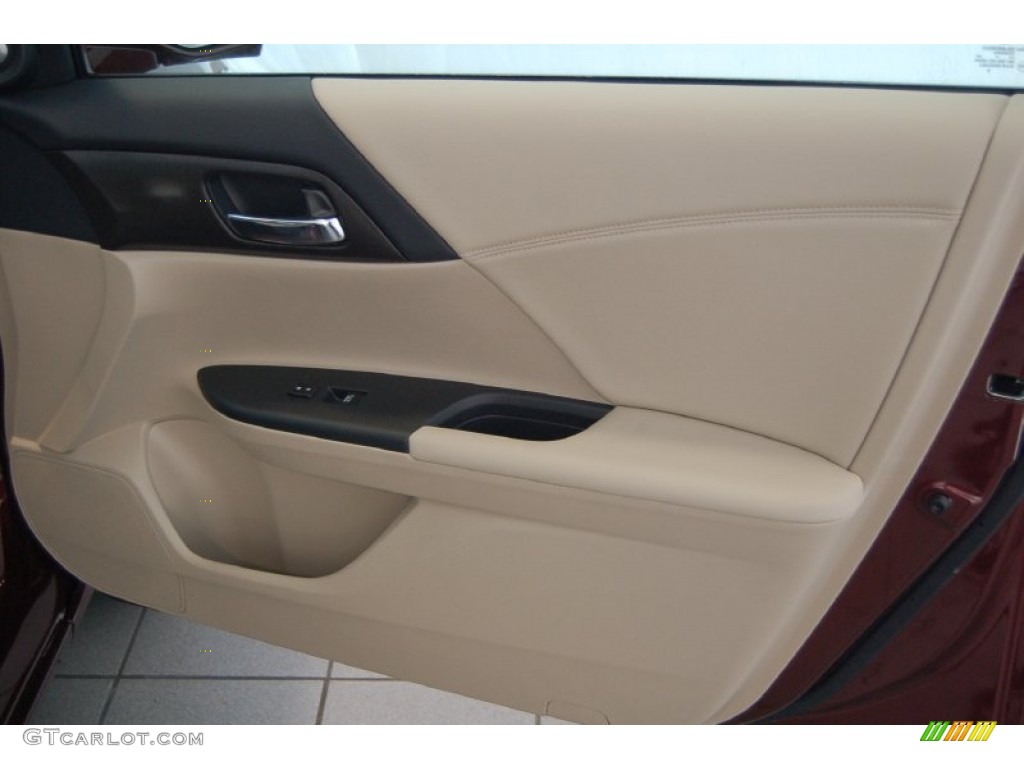 2015 Accord EX-L Sedan - Basque Red Pearl II / Ivory photo #26
