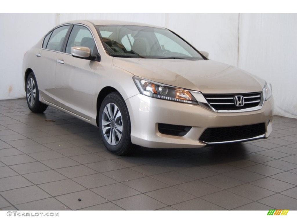 2015 Accord LX Sedan - Champagne Frost Pearl / Ivory photo #1