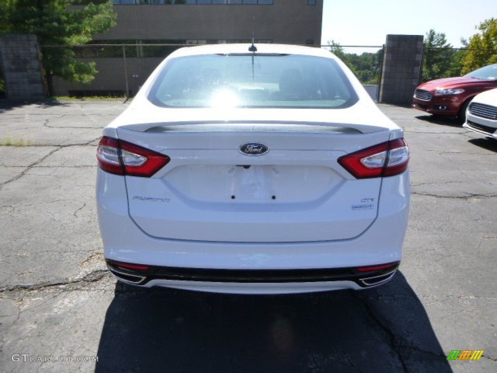 2015 Fusion SE - Oxford White / Charcoal Black photo #3