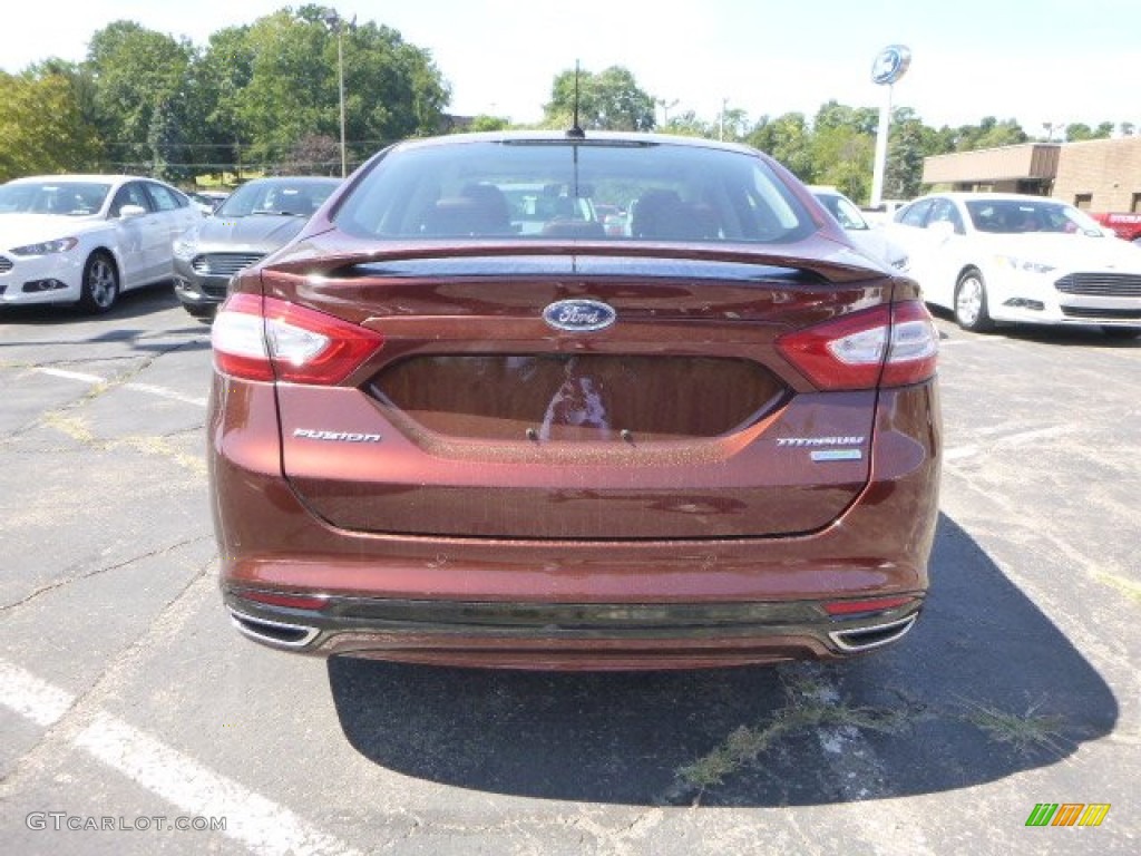2015 Fusion Titanium - Bronze Fire Metallic / Terracotta photo #3