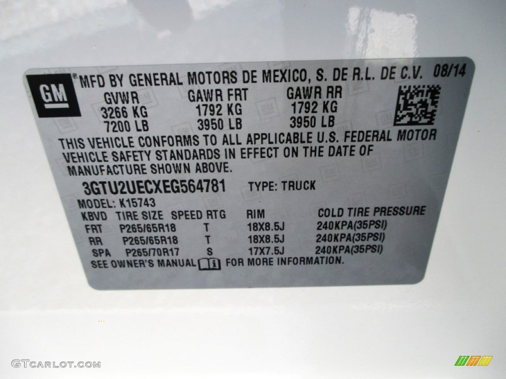 2014 Sierra 1500 SLE Crew Cab 4x4 - Summit White / Cocoa/Dune photo #5