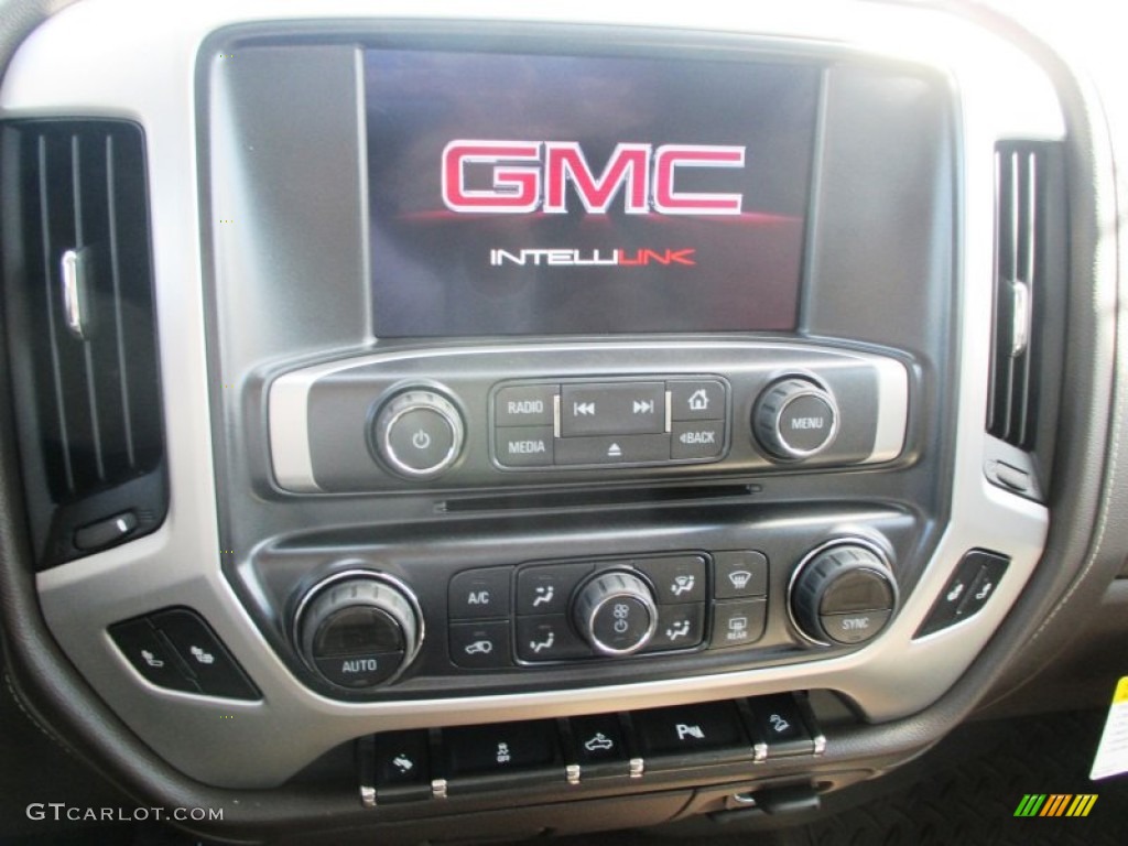 2014 Sierra 1500 SLE Crew Cab 4x4 - Summit White / Cocoa/Dune photo #8
