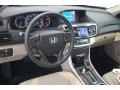 2015 Champagne Frost Pearl Honda Accord EX-L V6 Sedan  photo #12