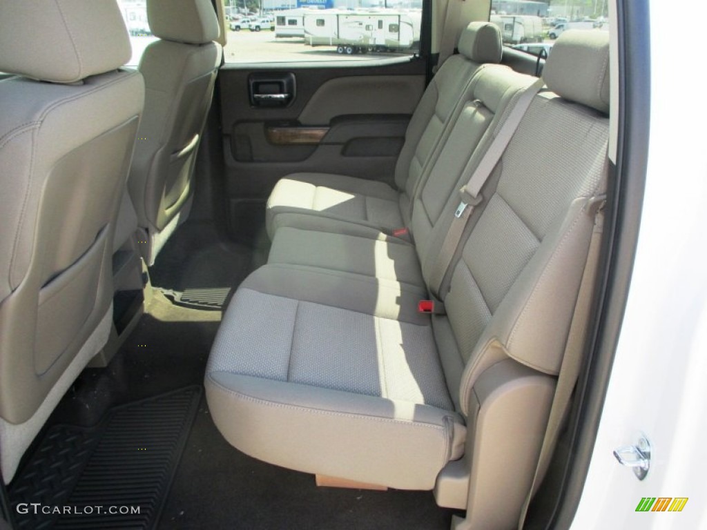 2014 Sierra 1500 SLE Crew Cab 4x4 - Summit White / Cocoa/Dune photo #27