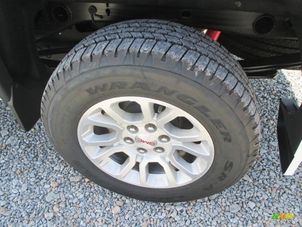 2014 Sierra 1500 SLE Crew Cab 4x4 - Summit White / Cocoa/Dune photo #28