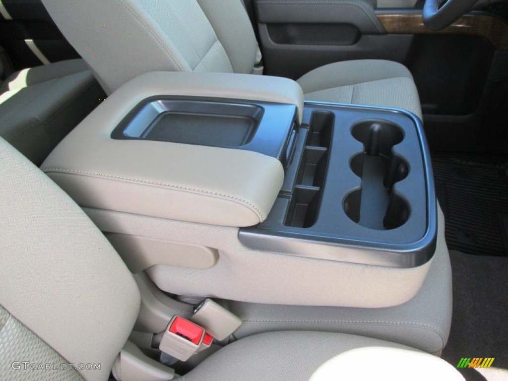 2014 Sierra 1500 SLE Crew Cab 4x4 - Summit White / Cocoa/Dune photo #33