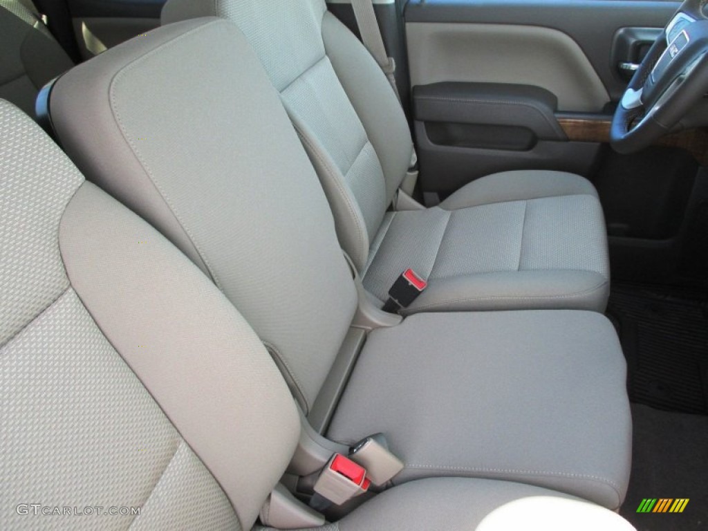2014 Sierra 1500 SLE Crew Cab 4x4 - Summit White / Cocoa/Dune photo #34