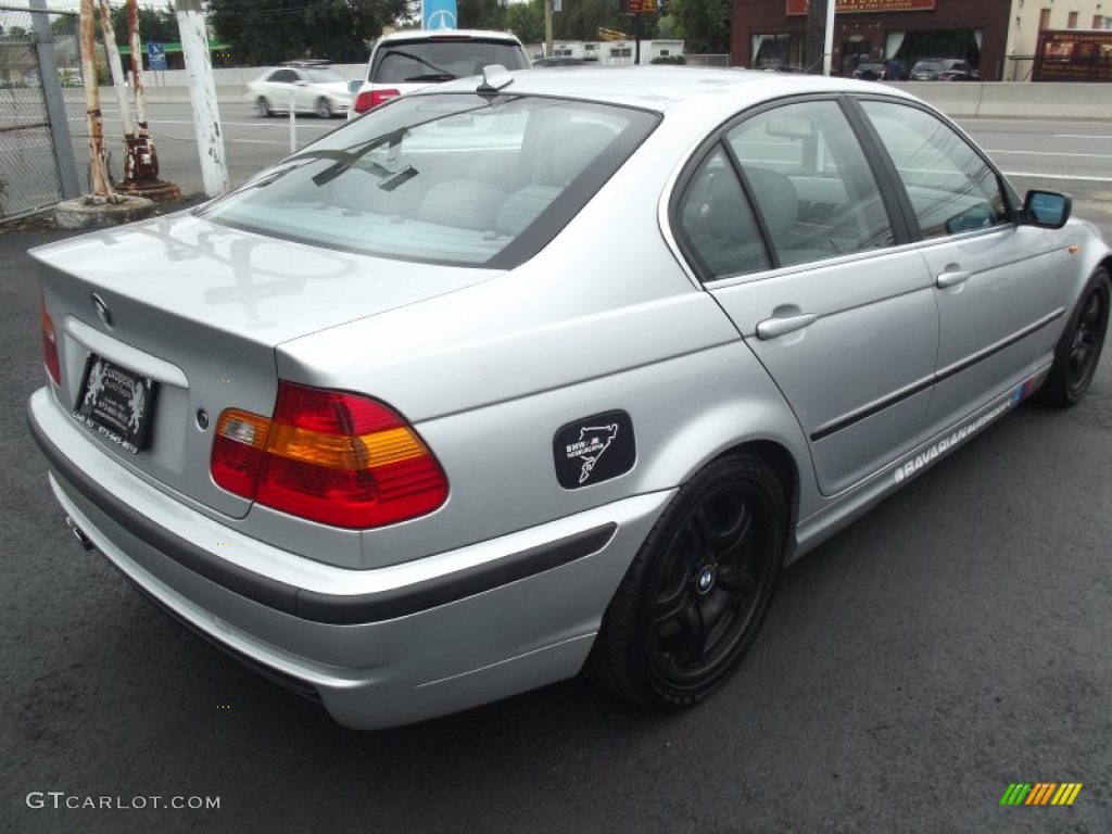 2004 3 Series 330i Sedan - Titanium Silver Metallic / Grey photo #4
